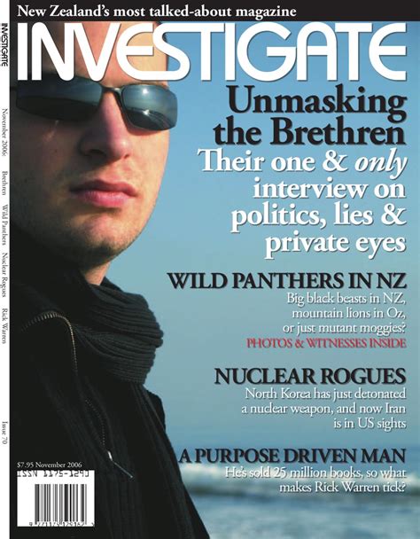 Investigate November 2006 By Investigate Magazine Issuu