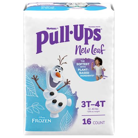 Save On Huggies Pull Ups New Leaf 3t 4t Boy Training Underwear Frozen 32 40 Lbs Order Online