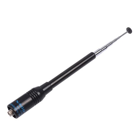 Na 773 Sma F Uhf Vhf Handheld Telescopic Antenna For Baofeng Uv 5r 82