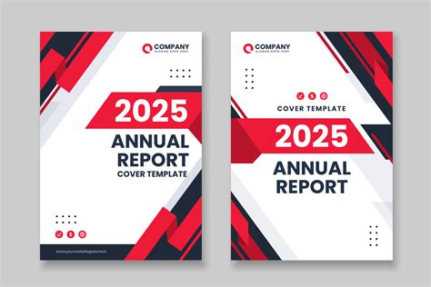 Modern Flat Annual Report Cover Template Vector Art At Vecteezy