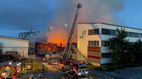 NonstopNews Zahlreiche Einsatzkräften Brand in Gewerbebetrieb in Horb