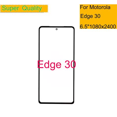 P S Lote Para Motorola Borda Tela De Toque Frente Exterior Lente