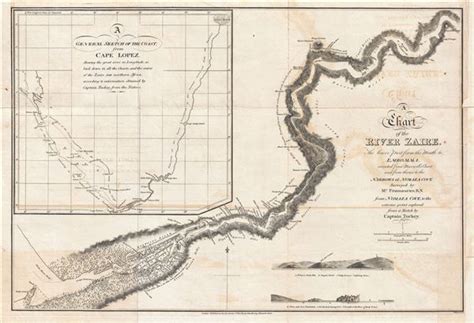 A Chart of the River Zaire, the lower part from the Mouth to Embomma ...