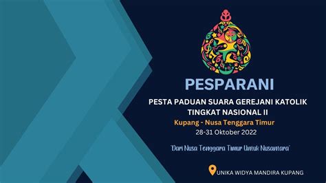 Lomba Mazmur Remaja PESPARANI KATOLIK TINGKAT NASIONAL II YouTube