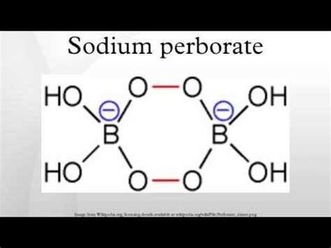 Sodium perborate - YouTube