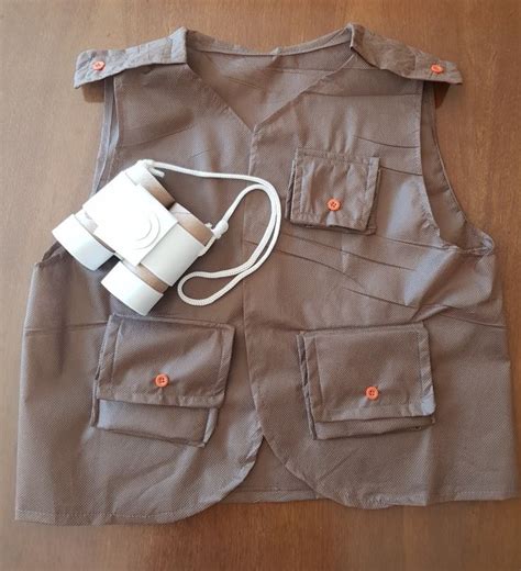 Disfraz explorador niños Diy baby stuff Safari Cargo vest