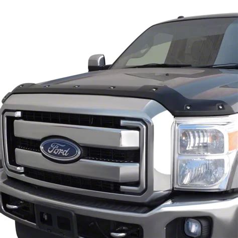 F Super Duty Premium Bolt On Look Hood Deflector Textured F