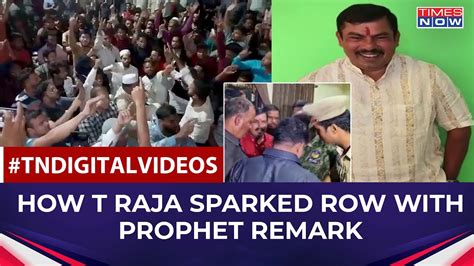 Prophet Row Who Is T Raja The Bjp Mla Arrested For Alleged