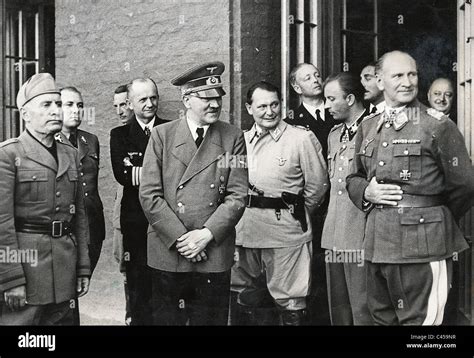 Hitler With Mussolini And Officers After The Assassination Attempt 20