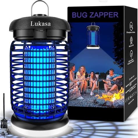 Lukasa Lampe Anti Moustique V W Uv Lampe Anti Moustique Exterieur