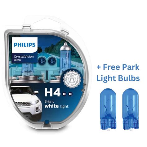 Philips Crystal Vision Ultra H Free Park Light Bulbs Autolume Plus