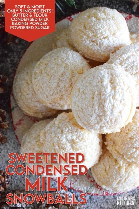 Sweetened Condensed Milk Snowballs Lord Byron S Kitchen