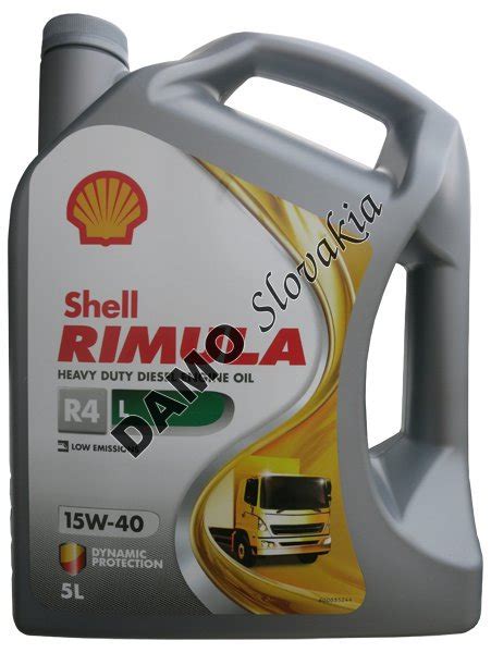 Shell Rimula R L W L Motorov Oleje Sk