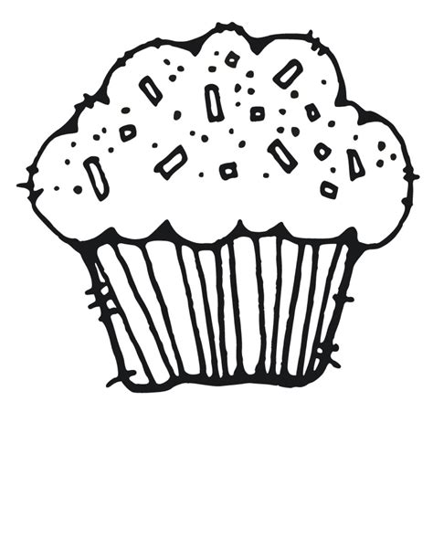 Printable Cupcake Coloring Pages Printable Word Searches