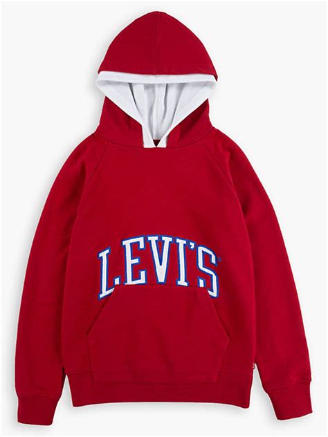 Big Boys S Xl Varsity Logo Double Hood Hoodie Levis® Us