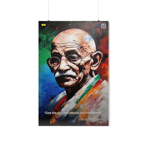 Mahatma Gandhi Inspirational Quote Poster Series - Etsy