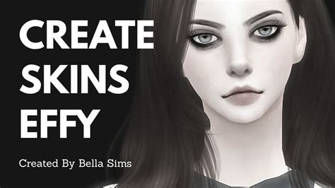 The Sims Create A Sim Create Skins Effy Sim Youtube