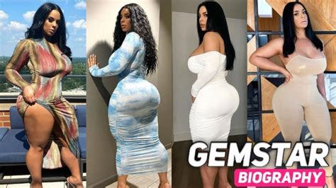 Gemstar Biography British Plus Size Model Fashion Nova Curvy Age