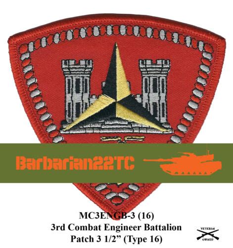 1st 2nd 3rd 4th 6th 7th 8th 9th Engineer Battalion Patches Corps Mc Ebay