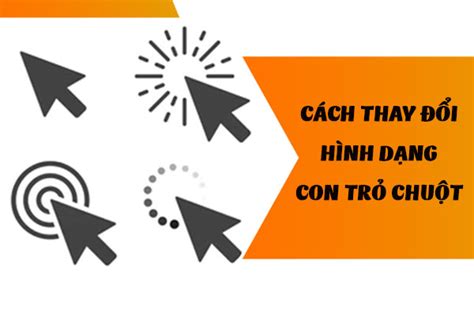 MẸO Cách thay đổi hình dạng con trỏ chuột