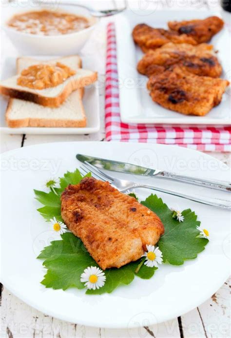 Fried fish fillet 23627787 Stock Photo at Vecteezy