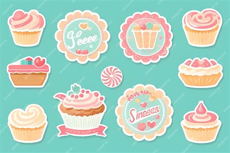 Premium Photo Cupcake Clipart Stickers