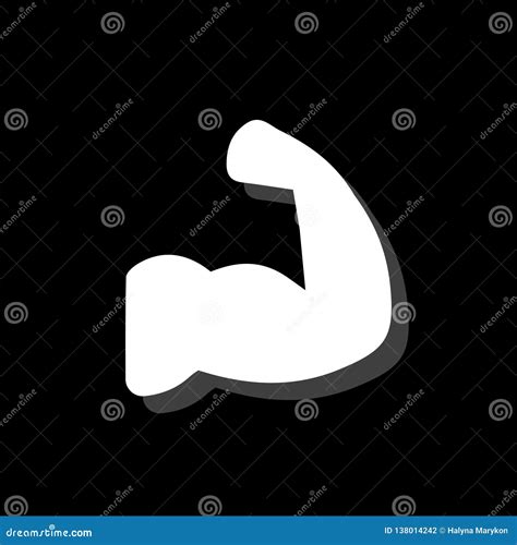 Strong Icon Flat Stock Illustration Illustration Of Attractive 138014242