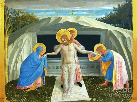 The Entombment Of Christ Circa Photograph By Fra Angelico Fine