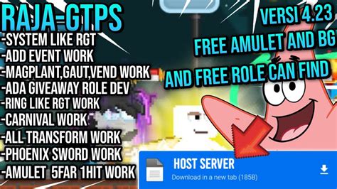 Free Amulet And Bgl Gtps Terbaru Growtopia Private Server