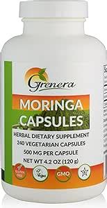 C Psulas Org Nicas De Moringa De Grenera C Psulas Fabricadas Con