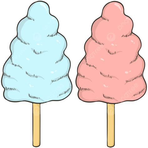 Cotton Candy Variation Cotton Candy Illustration Cotton Candy Cartoon