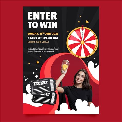 Enter To Win Flyer