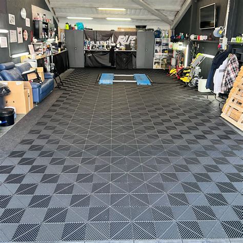 Modular Interlocking Garage Flooring Piso De Garagem De Pl Stico