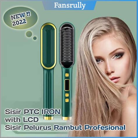 Jual Sisir Catokan Rambut Sisir Pelurus Rambut Hair Straghtener Curler