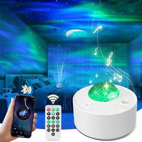 Jirmerp In Galaxy Projecto Northern Lights Lamp With Bluetooth