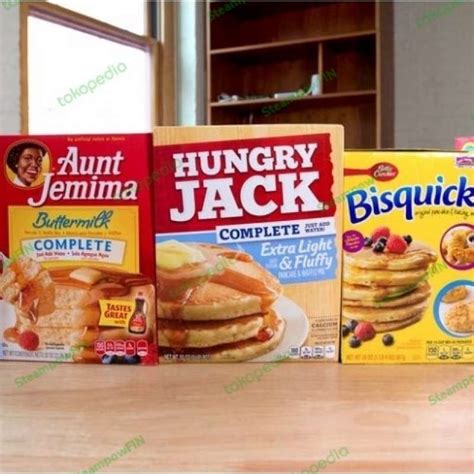 Jual Aunt Jemima Buttermilk Pancake Mix Ready To Eat Panekuk Siap Saji