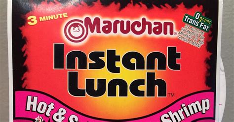 Maruchan Instant Lunch Hot Spicy Flavor With Shrimp