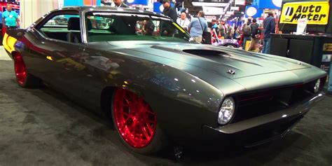 ScottieDTV - Coolest Cars On The Web 72 Plymouth Cuda Twin Turbo HEMI “Hell Fish” SEMA 2014