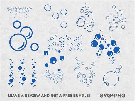 Bubble Svg Bundle Svg Files For Cricut Bubble Png Bubbles Water Svg