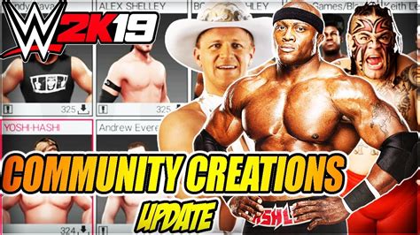 WWE 2K19 COMMUNITY CREATIONS WEEK 4 UPDATE YouTube