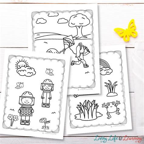 Spring Printable Coloring Pages | FaveCrafts.com