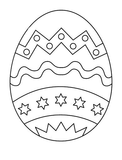 Dibujos de Huevos de Pascua para colorear Colorear imágenes