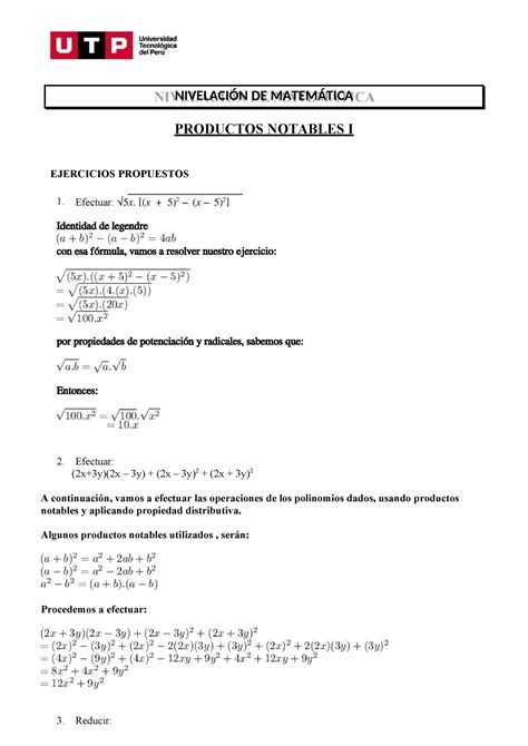 S09 s1 Resolver ejercicios Resueltos Nivelación de matemática