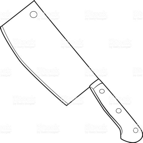 Butcher Knife Drawing at GetDrawings | Free download