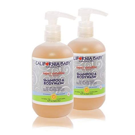 California Baby Super Sensitive Shampoo And Body Wash Hair Face And