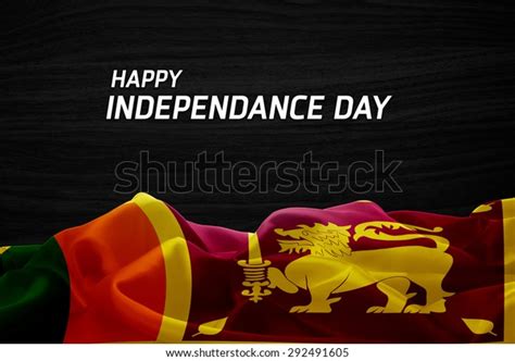 Happy Independence Day Sri Lanka Flag Stock Illustration 292491605