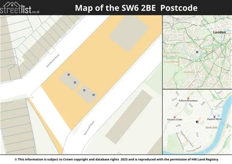 Complete Postcode Guide To SW6 2BE In London House Prices Council Tax