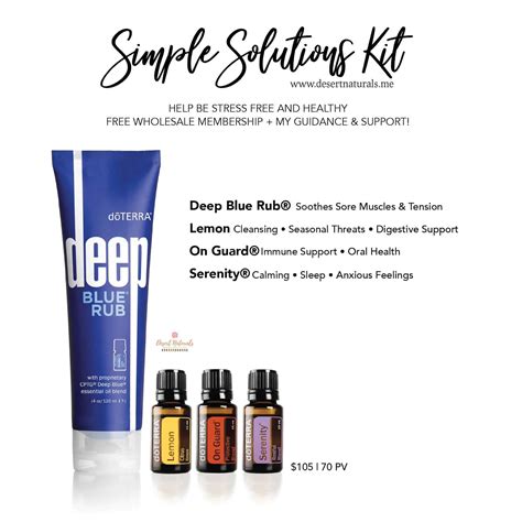 DoTERRA Simple Solutions Kit Dawn Goehring Desert Naturals