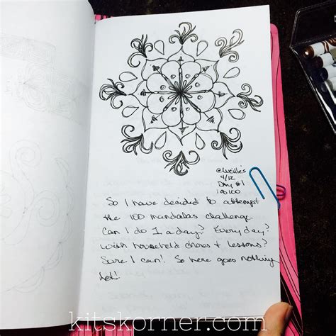 Sketchbook 100 Mandalas Challenge Week 1 In 2024 Sketch Book