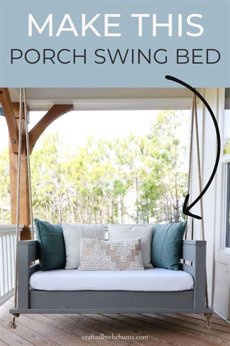 Turn A Crib Mattress Into A Comfy Porch Swing Bed With This Easy Diy